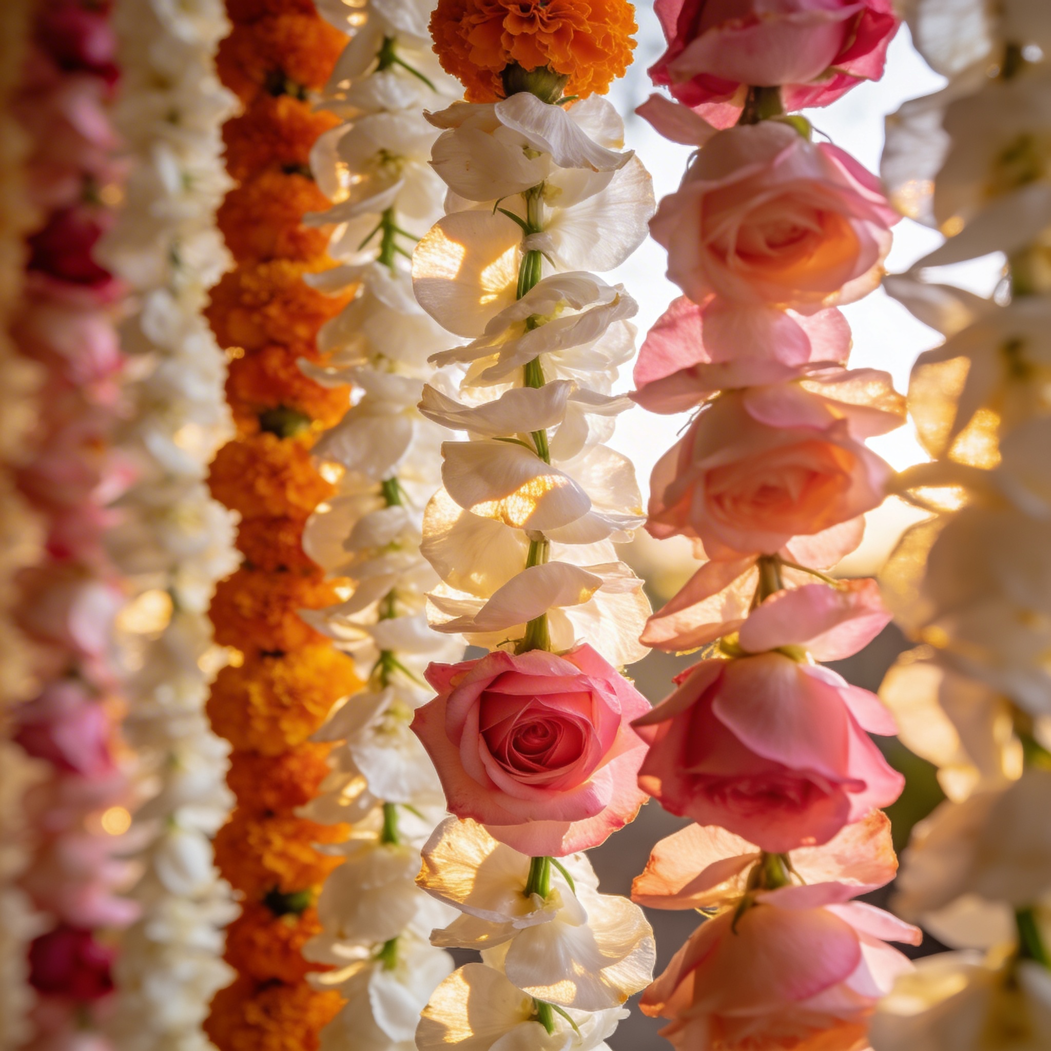 Garland curtain