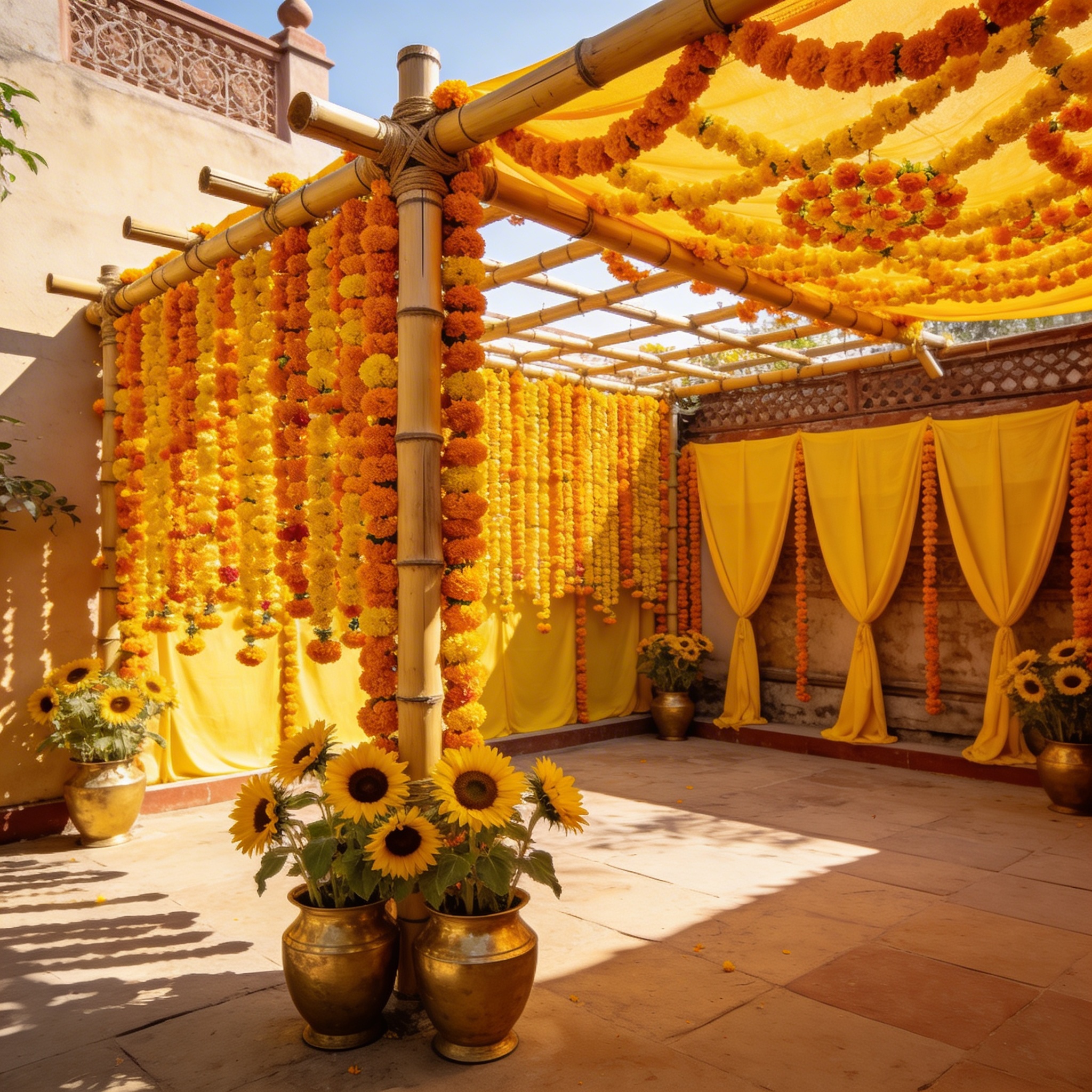 Mehndi decor