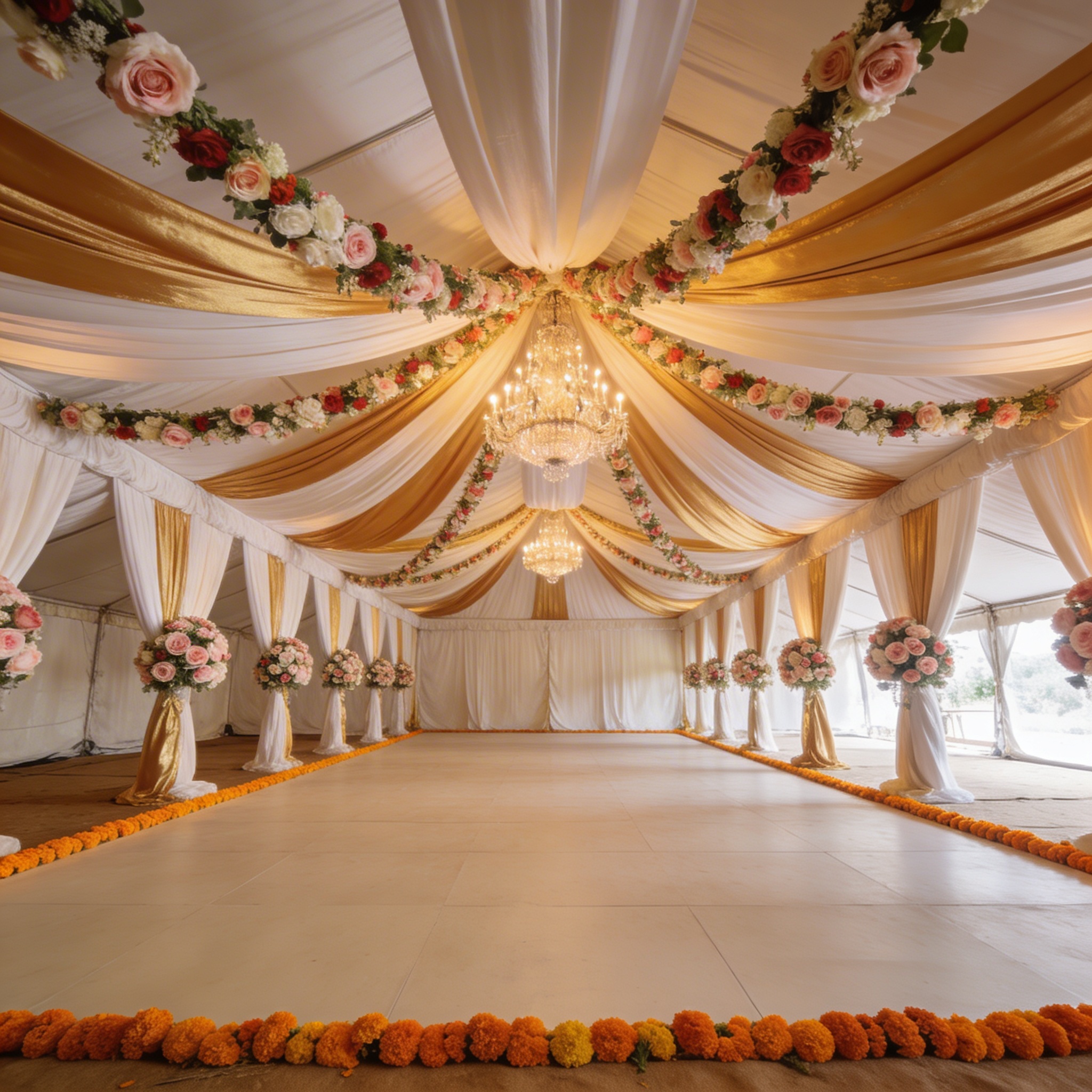 Tent flowers