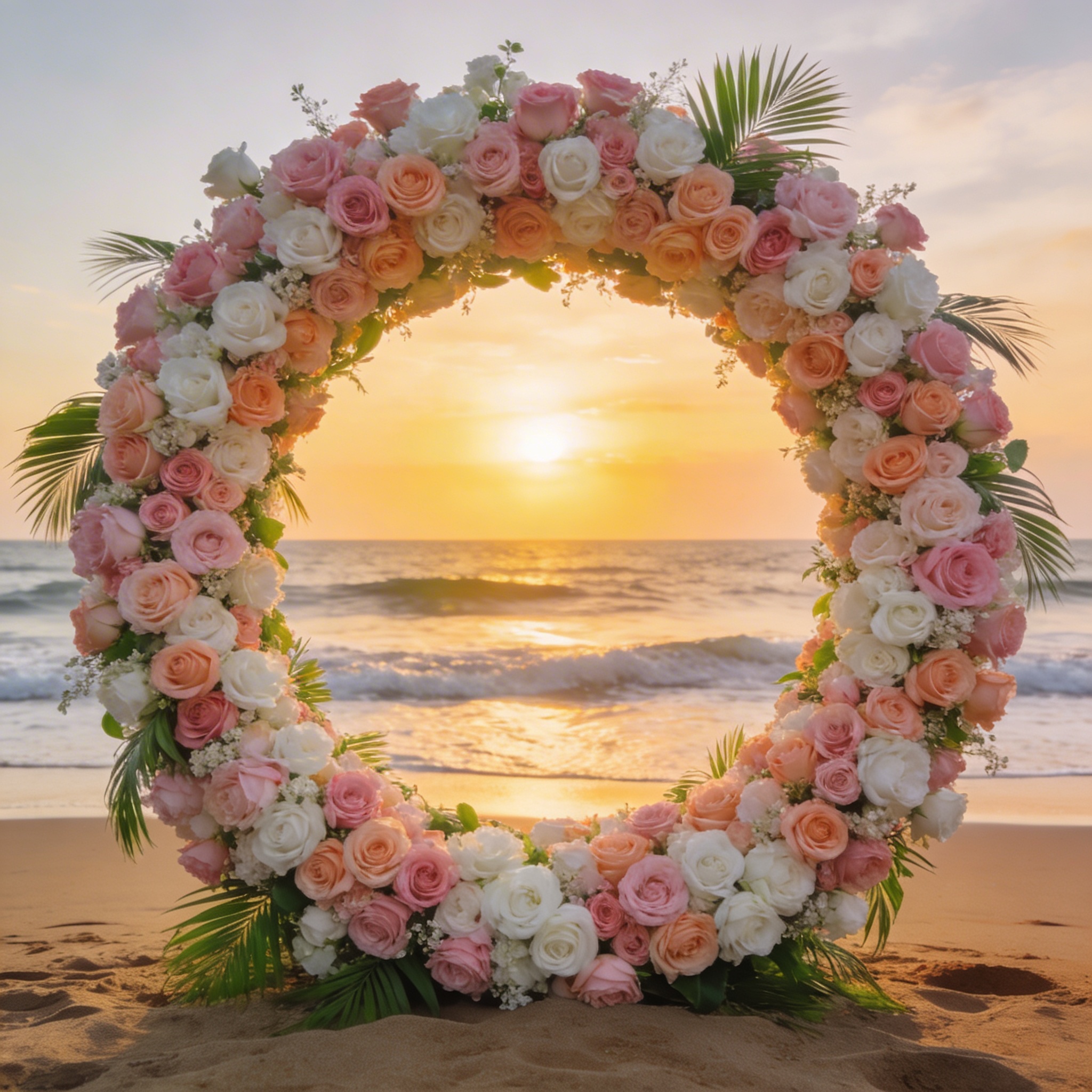 Goa beach arch